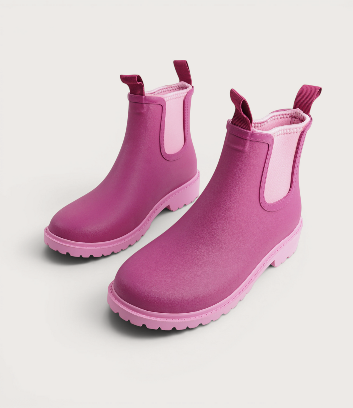 Splashy Plum/ Blossom Gumboots