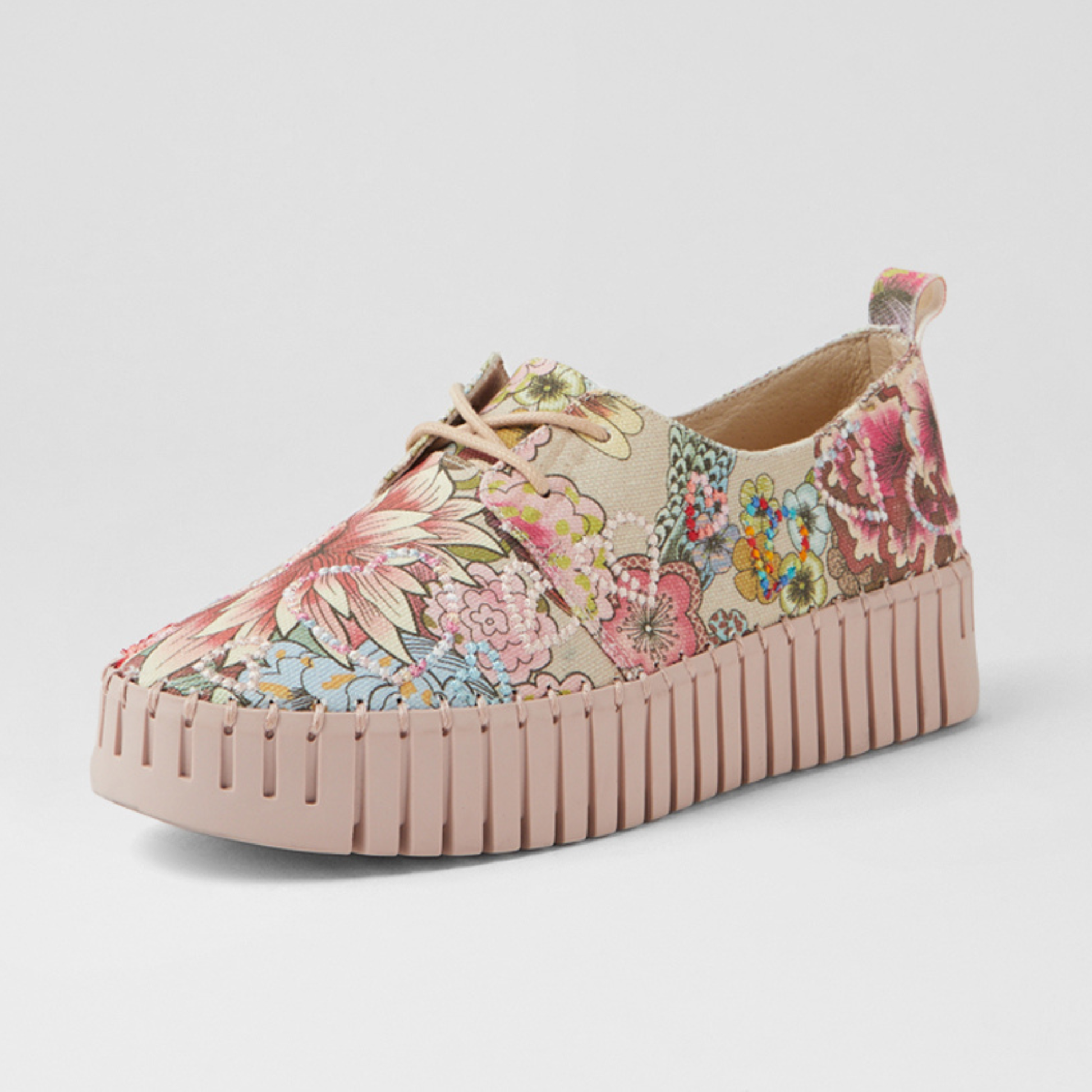 Battas Nude Multi Sneakers - DJANGO AND JULIETTE | Shouz
