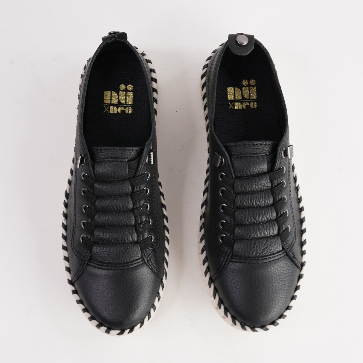 Sorrel Black Sneakers - NU BY NEO | Shouz