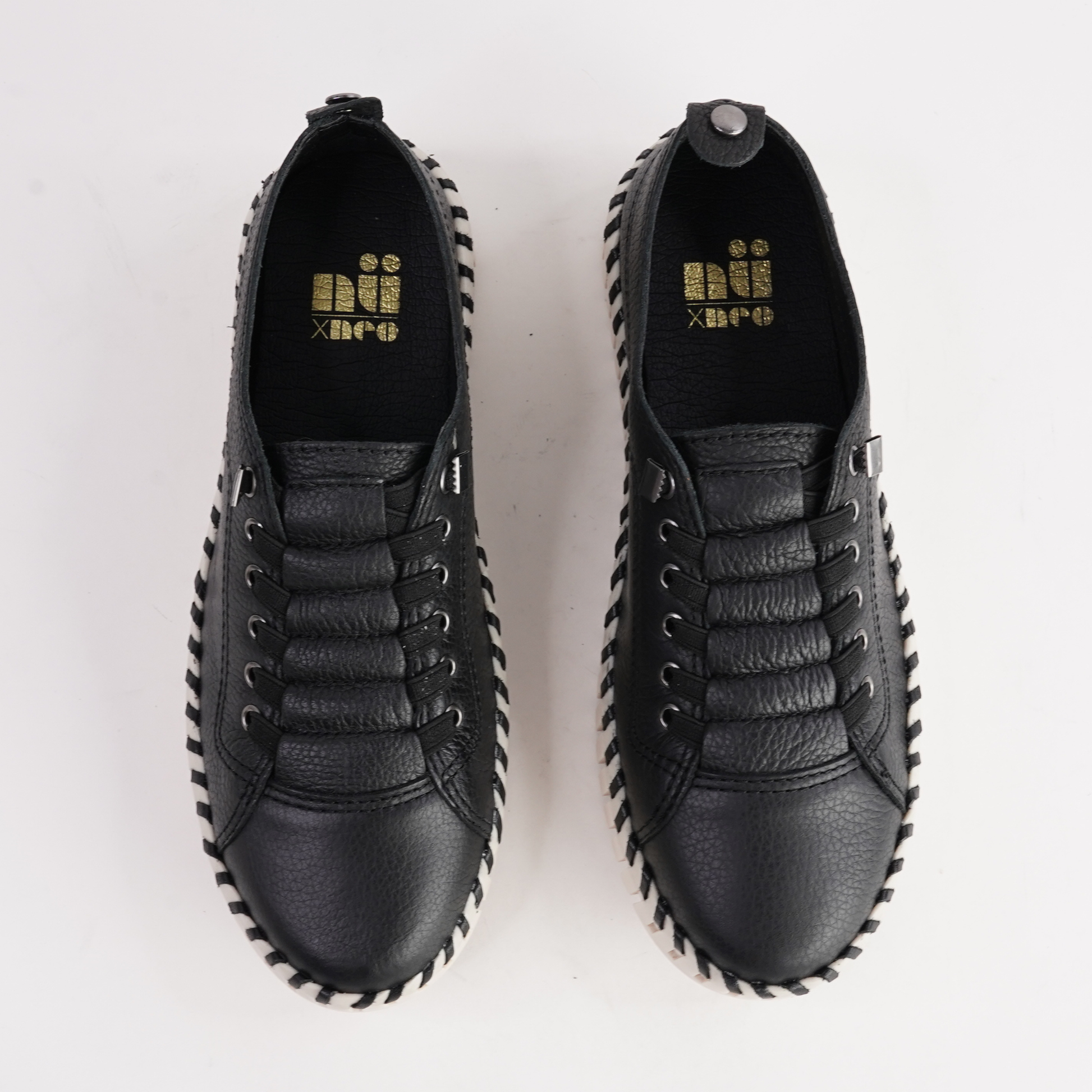Sorrel Black Sneakers - NU BY NEO | Shouz