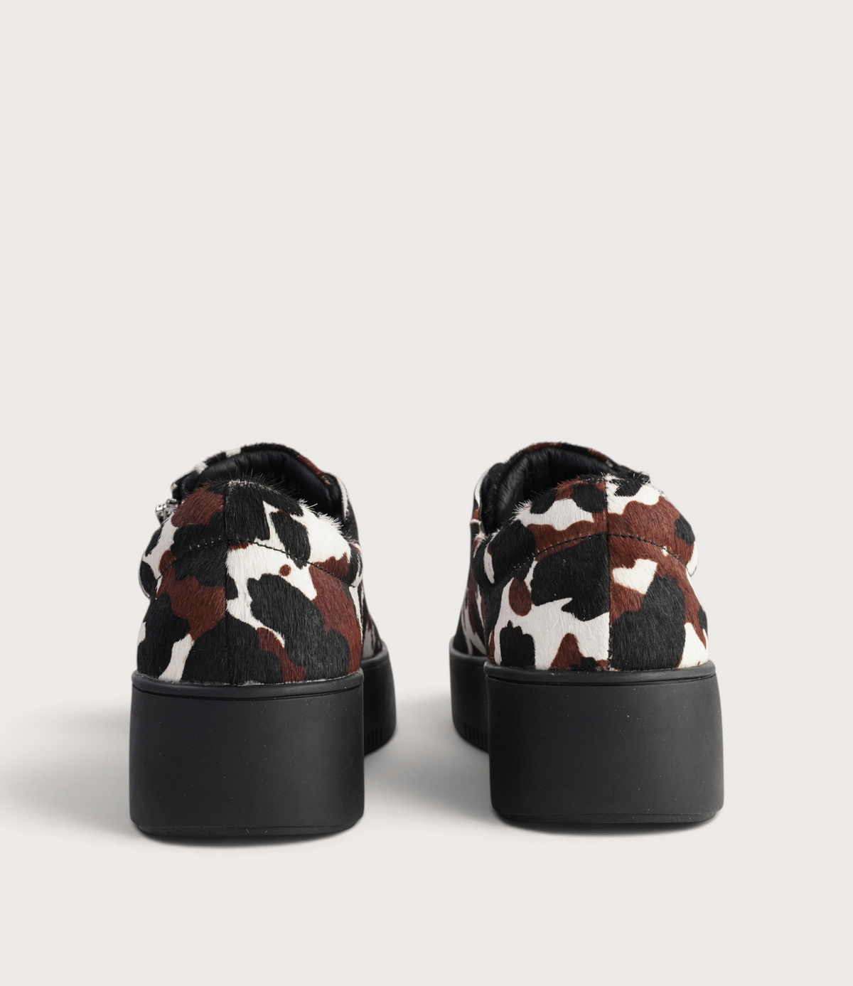 Wolfie Black Choc Cow/ Black Sole Sneakers