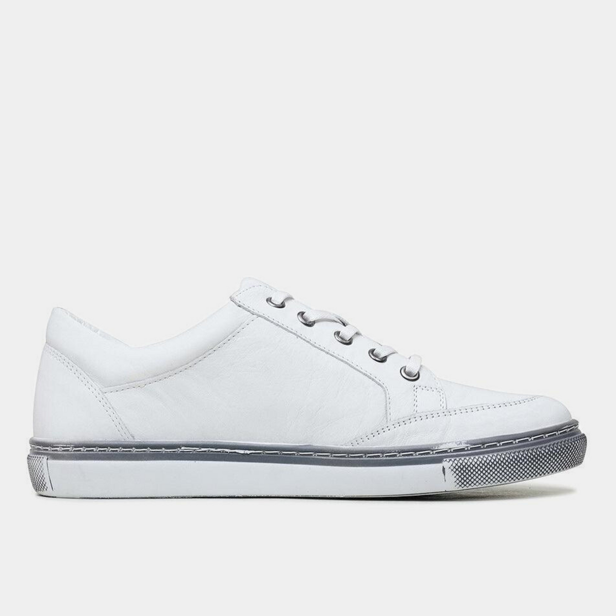 Ronnie White Leather Sneakers - SALA | Shouz