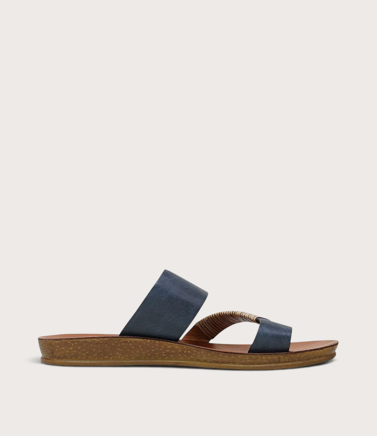 Bria Navy Sandals