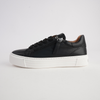 Elly Black Leather Sneakers
