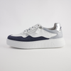 Demi White/ Denim Leather Sneakers