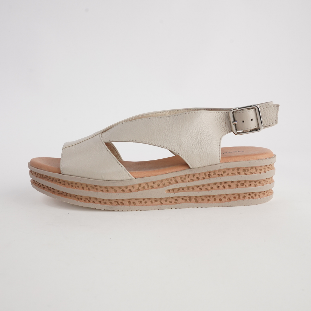 Christa Almond Leather Sandals - DJANGO AND JULIETTE | Shouz