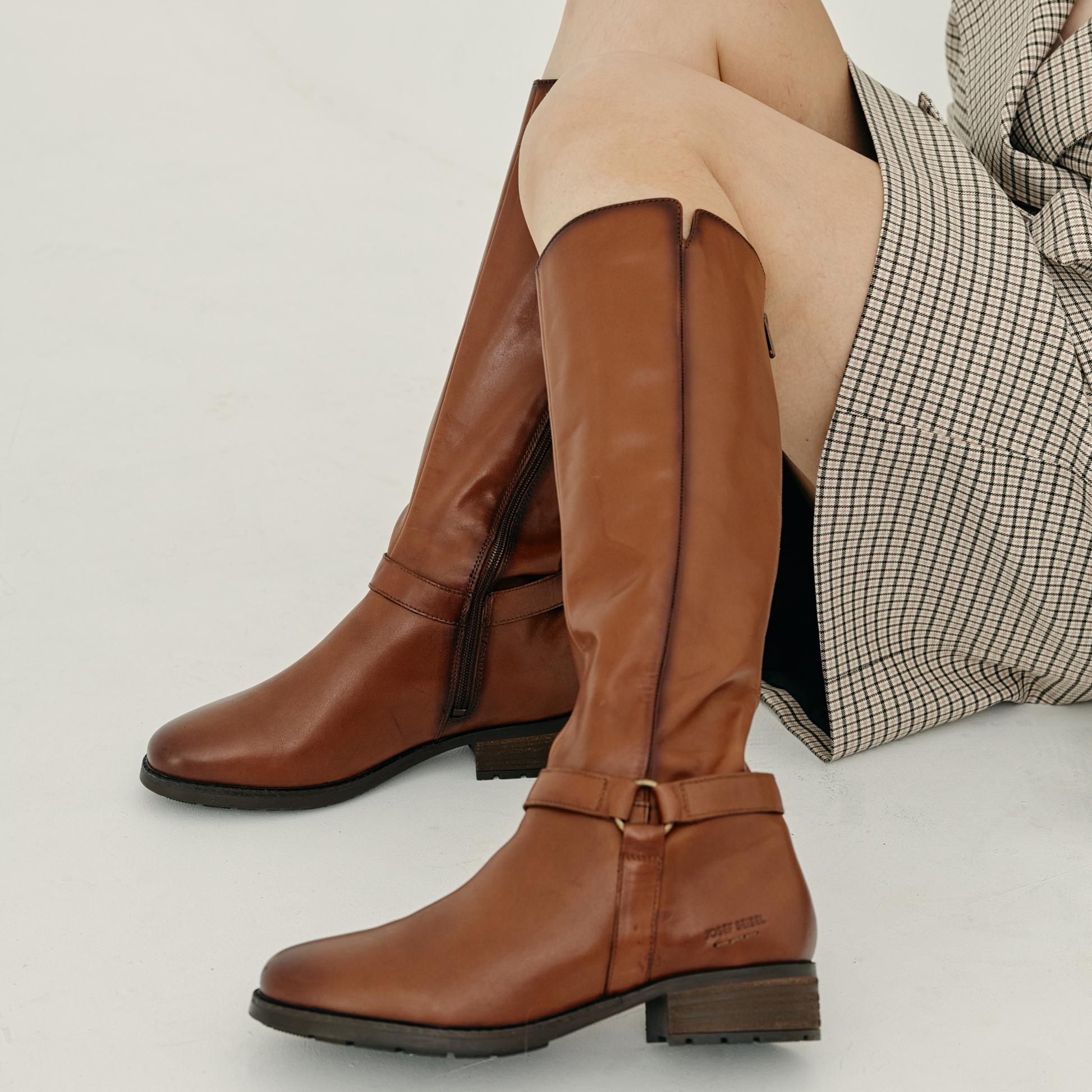 Kate 08 Cognac Knee High Boots - JOSEF SEIBEL | Shouz