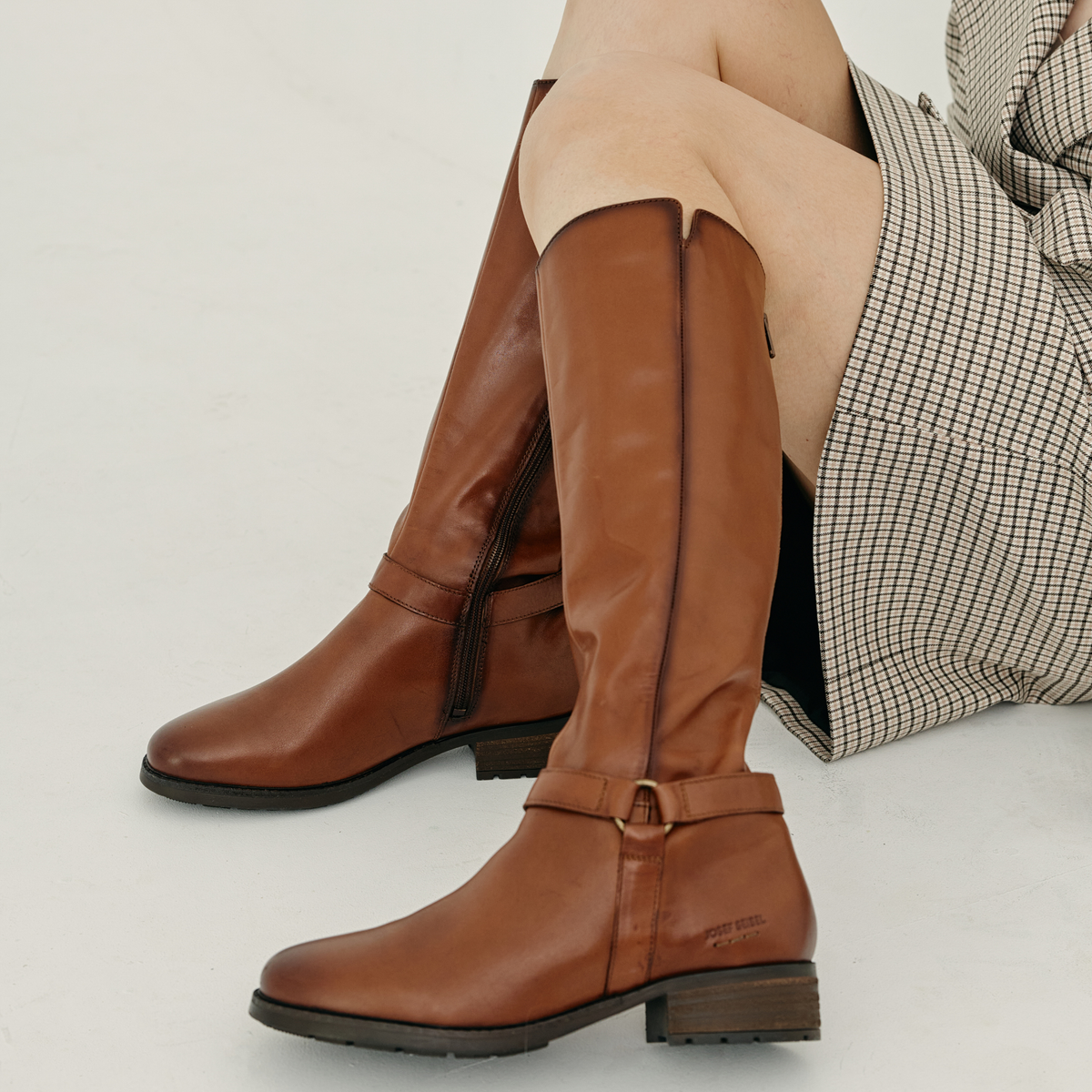 Kate 08 Cognac Knee High Boots - JOSEF SEIBEL | Shouz