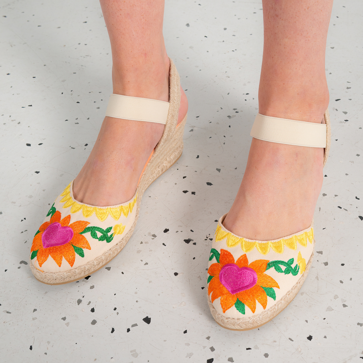 Roda Bright Multi Espadrille Wedges - DJANGO AND JULIETTE | Shouz