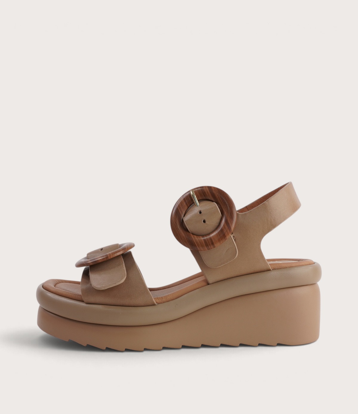 Menorcas Desert Leather Wedges