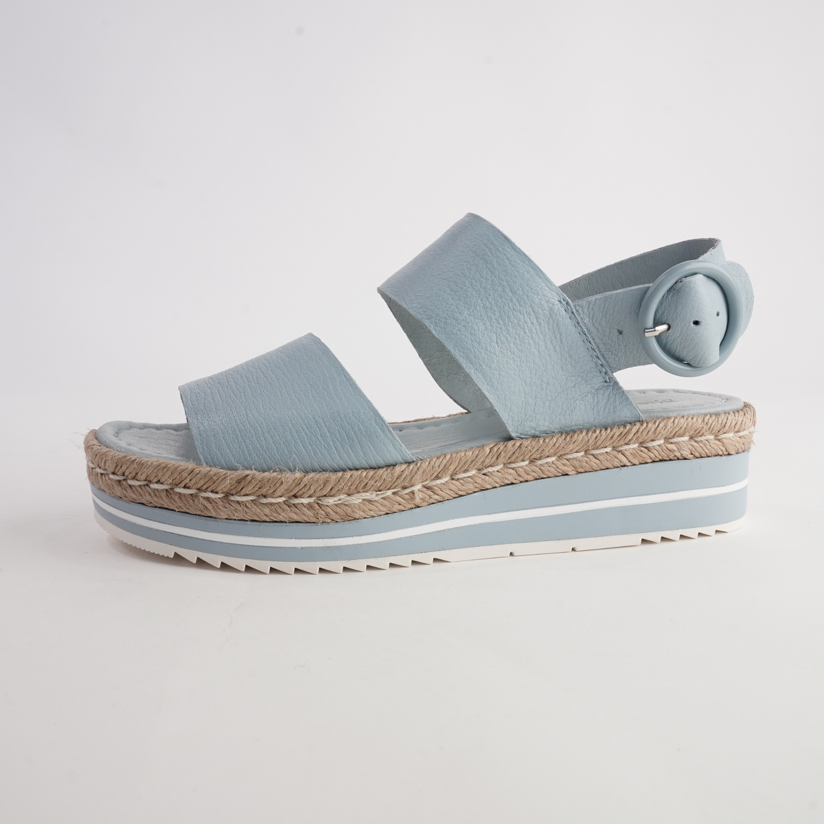 Atha Denim Leather Sandals - DJANGO AND JULIETTE | Shouz