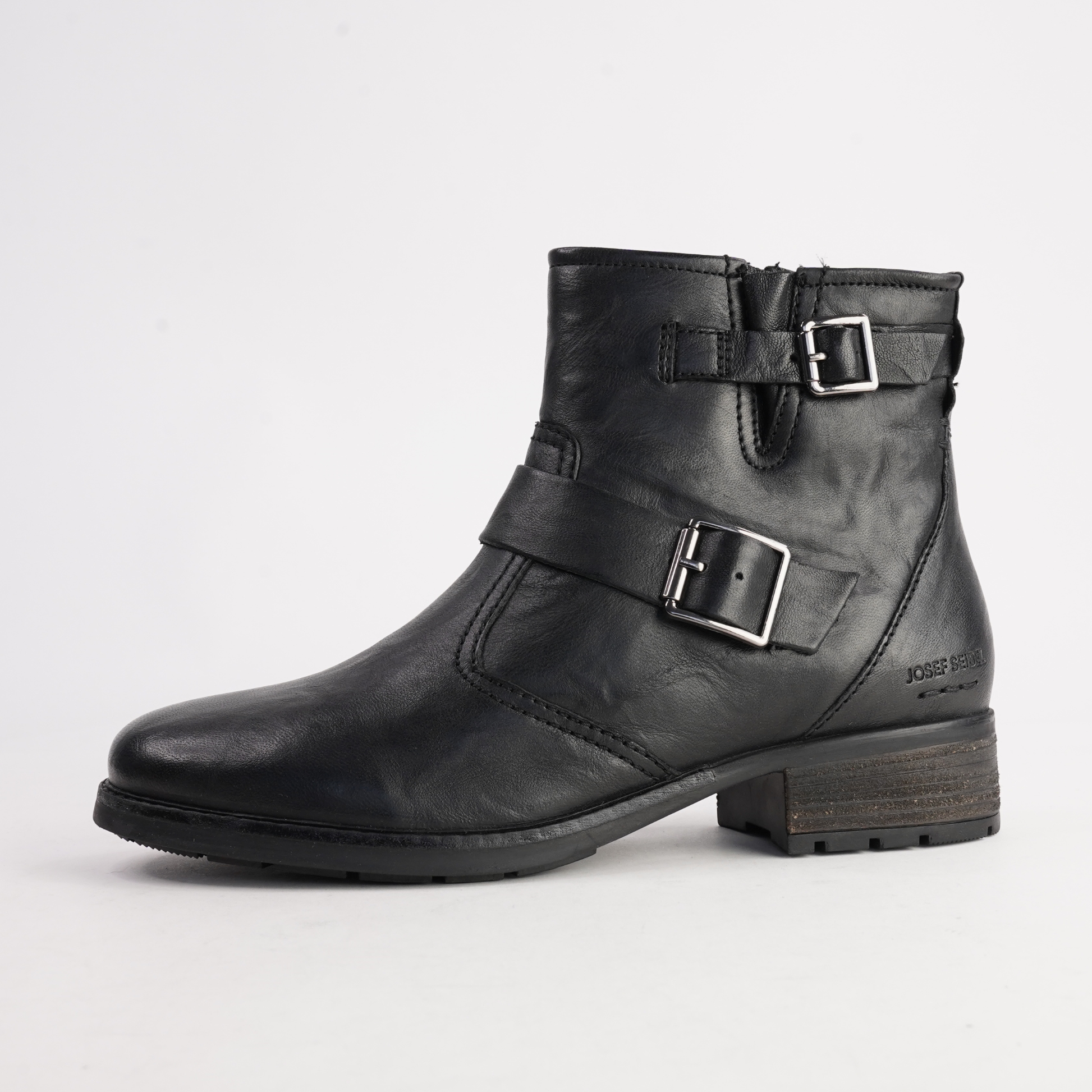 Kate 21 Schwarz Leather Ankle Boots - JOSEF SEIBEL | Shouz