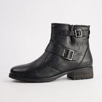 Kate 21 Schwarz Leather Ankle Boots - JOSEF SEIBEL | Shouz