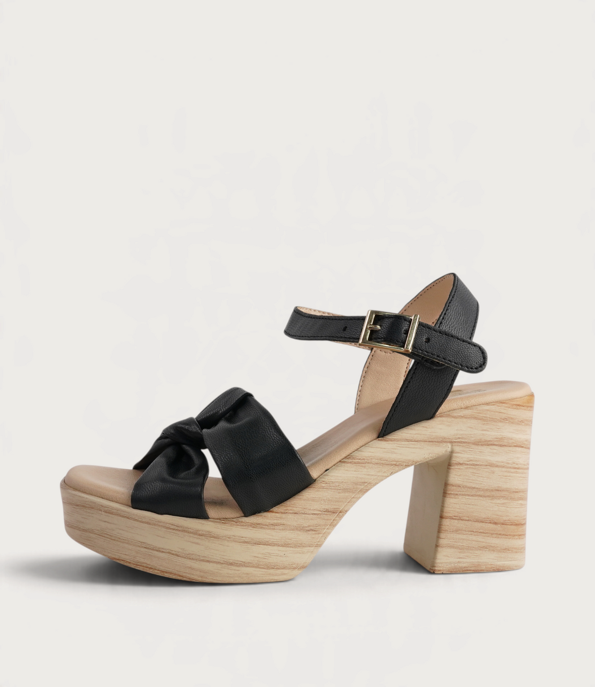 Odessa Negro Leather Heels - NU BY NEO | Shouz