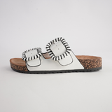 Jirona White Slides - LOS CABOS | Shouz