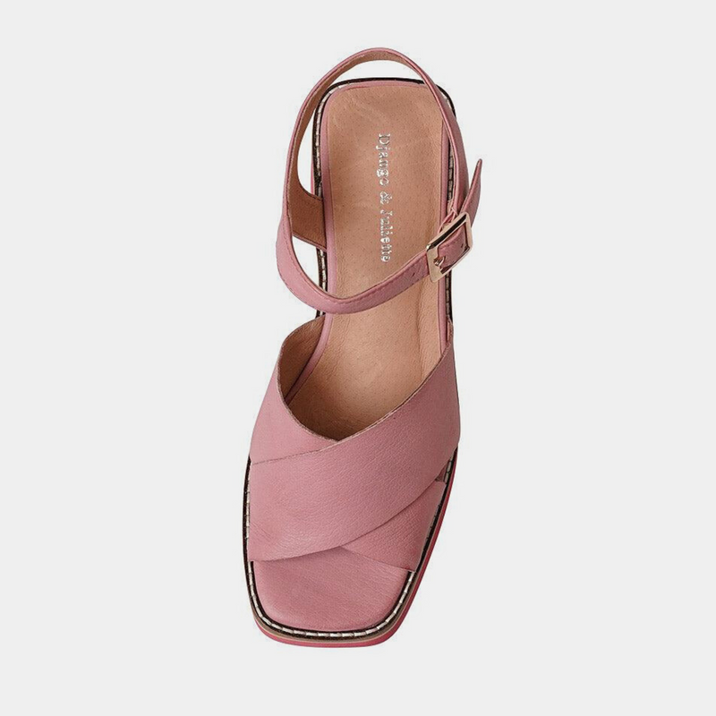 Pre-Order Jemi Pretty Pink Leather Heels