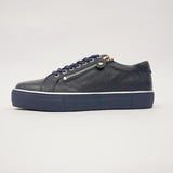 Froggy Navy Leather Sneakers