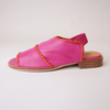 Serenade Fuchsia/ Orange Leather Sandals