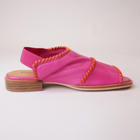 Serenade Fuchsia/ Orange Leather Sandals