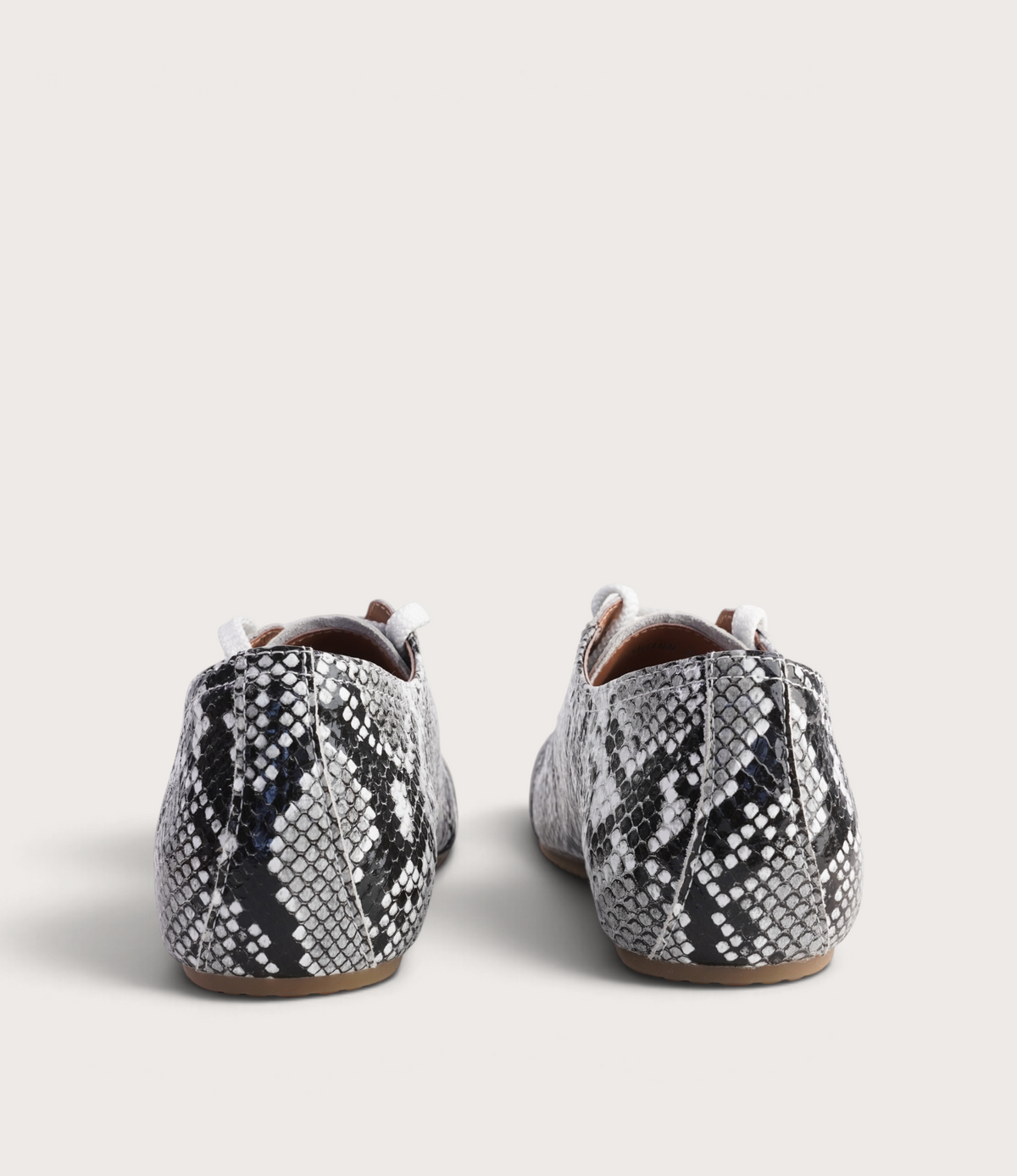 Quinn Black/ White Multi Snake Leather Sneakers