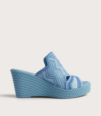 Eilam Blue Multi Leather Heels