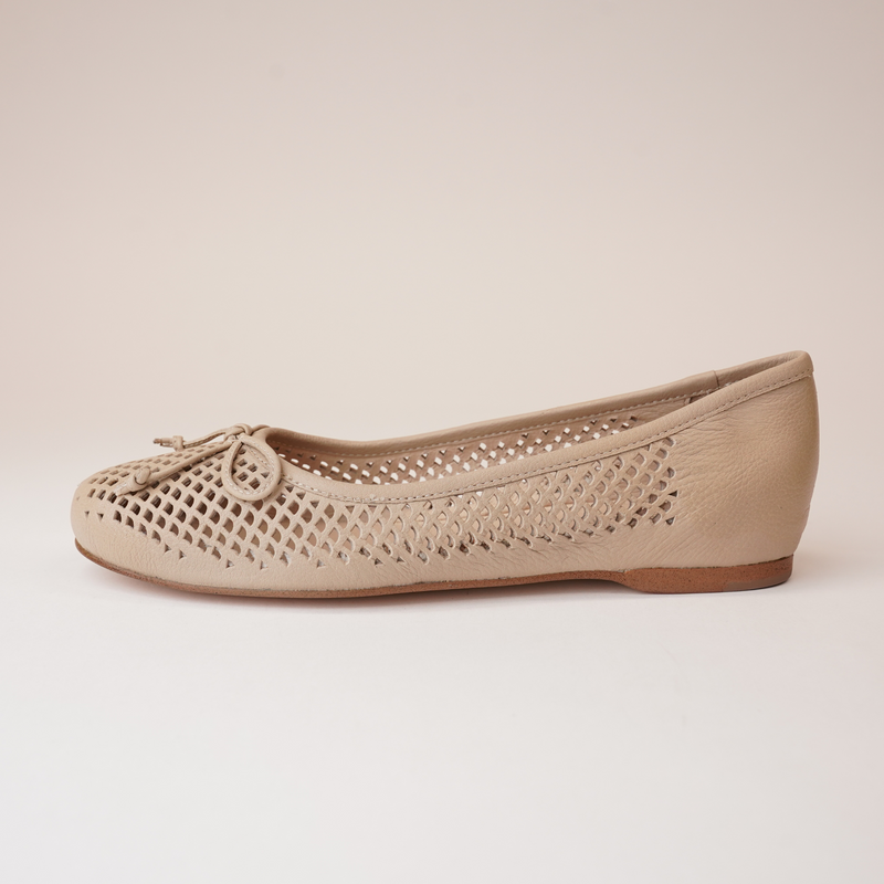 Appso Cafe Leather Ballet Flats