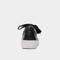 Jovi Black Leather Sneakers