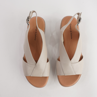 Christa Almond Leather Sandals
