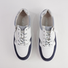 Demi White/ Denim Leather Sneakers