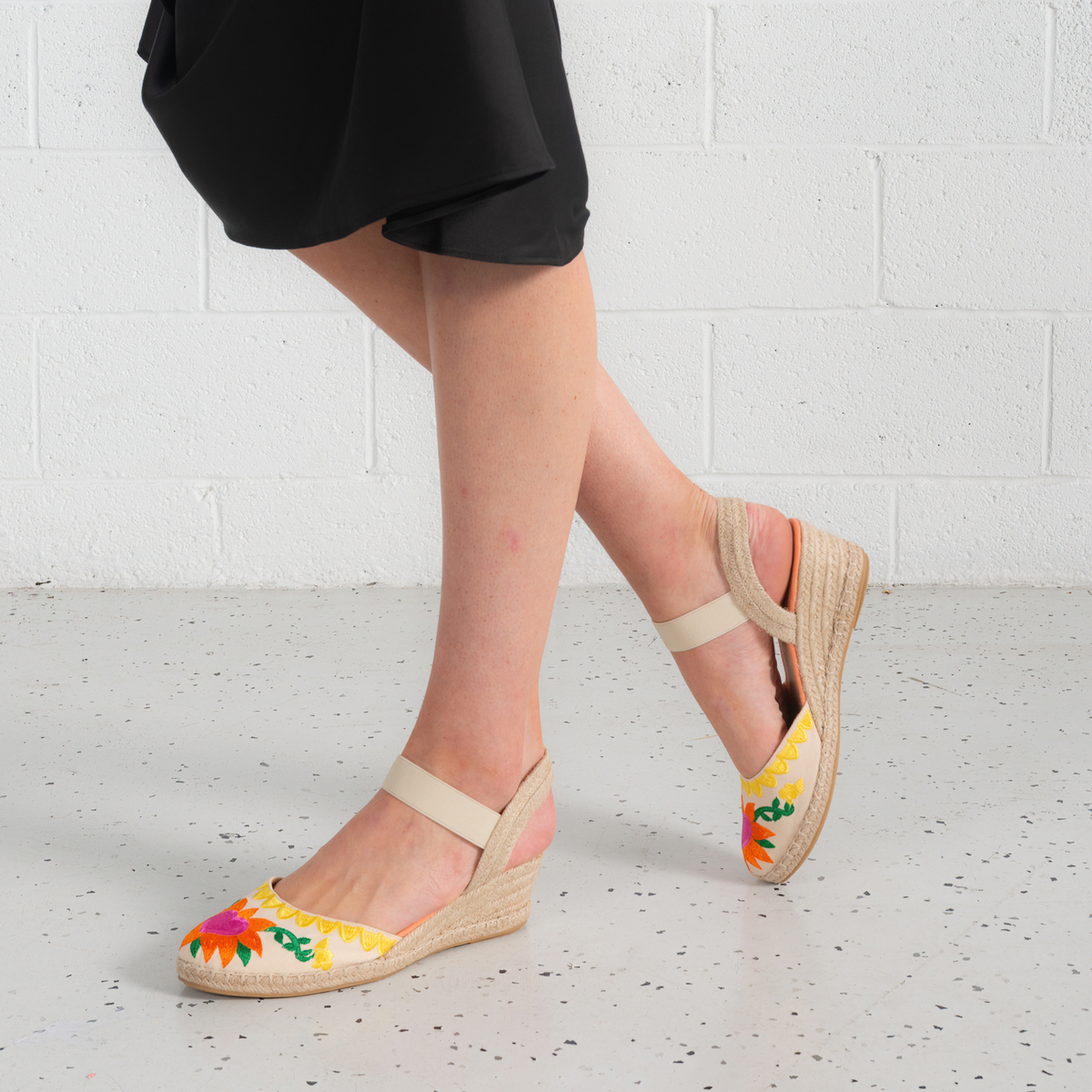 Roda Bright Multi Espadrille Wedges