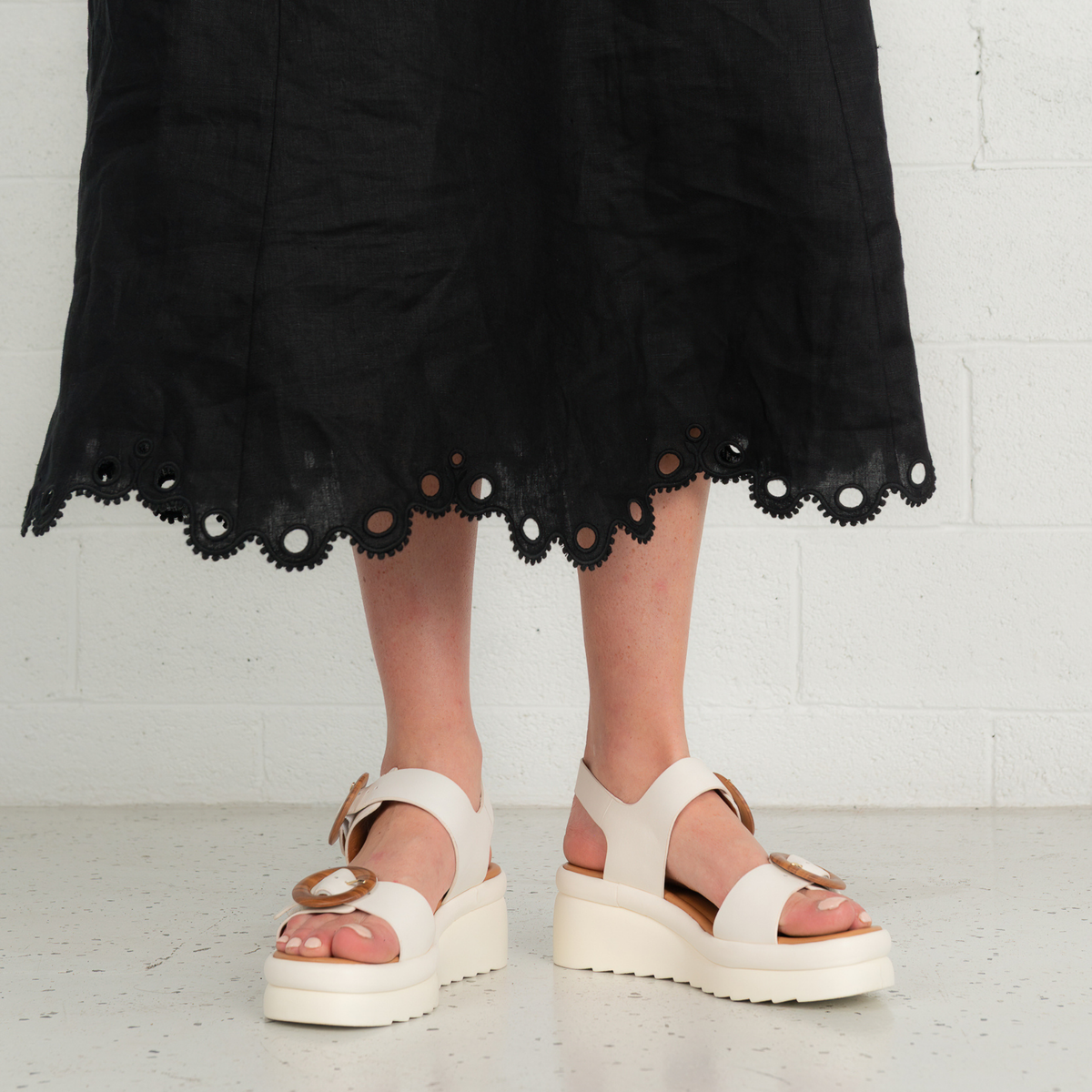 Menorcas Bone Leather Wedges - EOS FOOTWEAR | Shouz