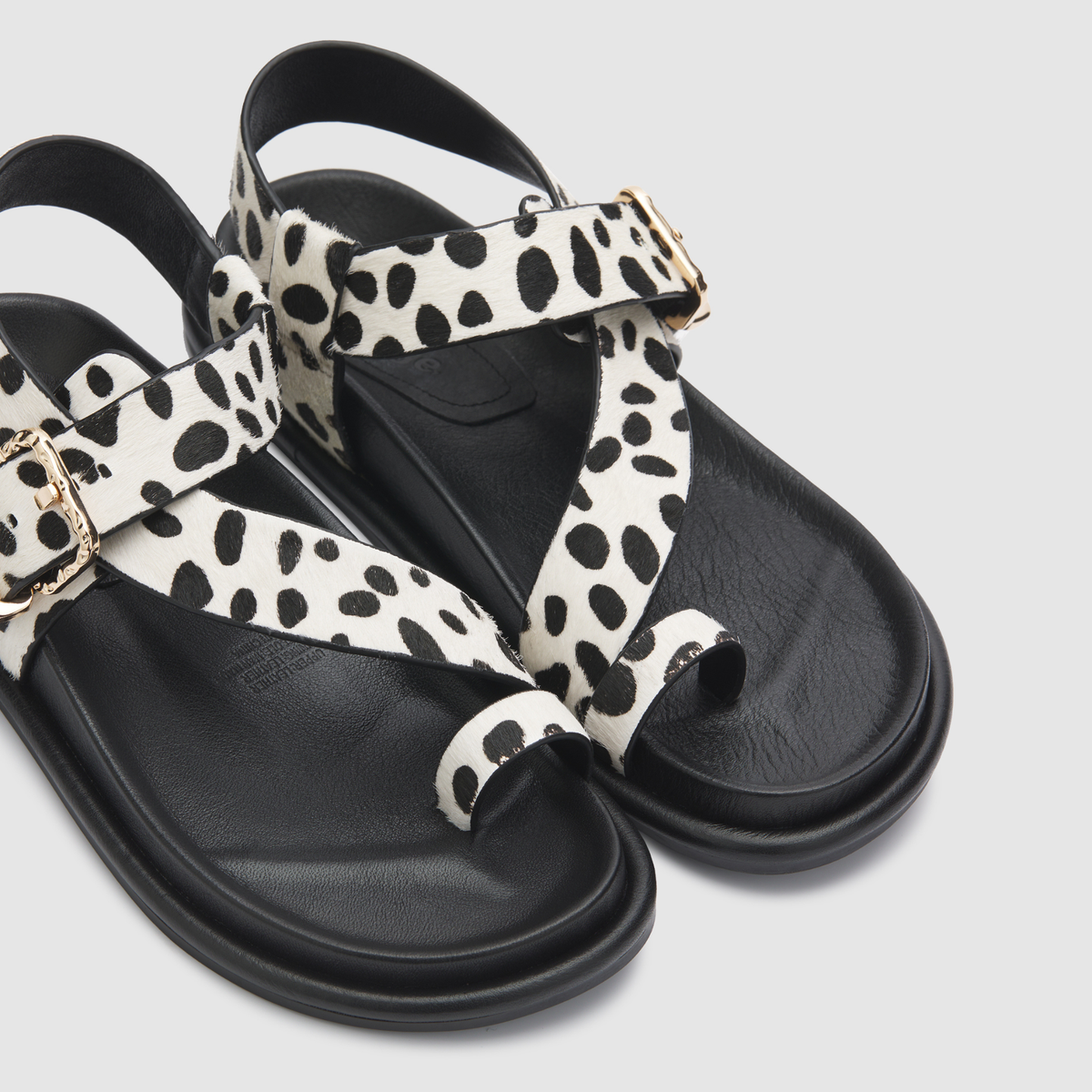 Astro Dalmo Pony Leather Sandals