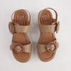 Menorcas Desert Leather Wedges