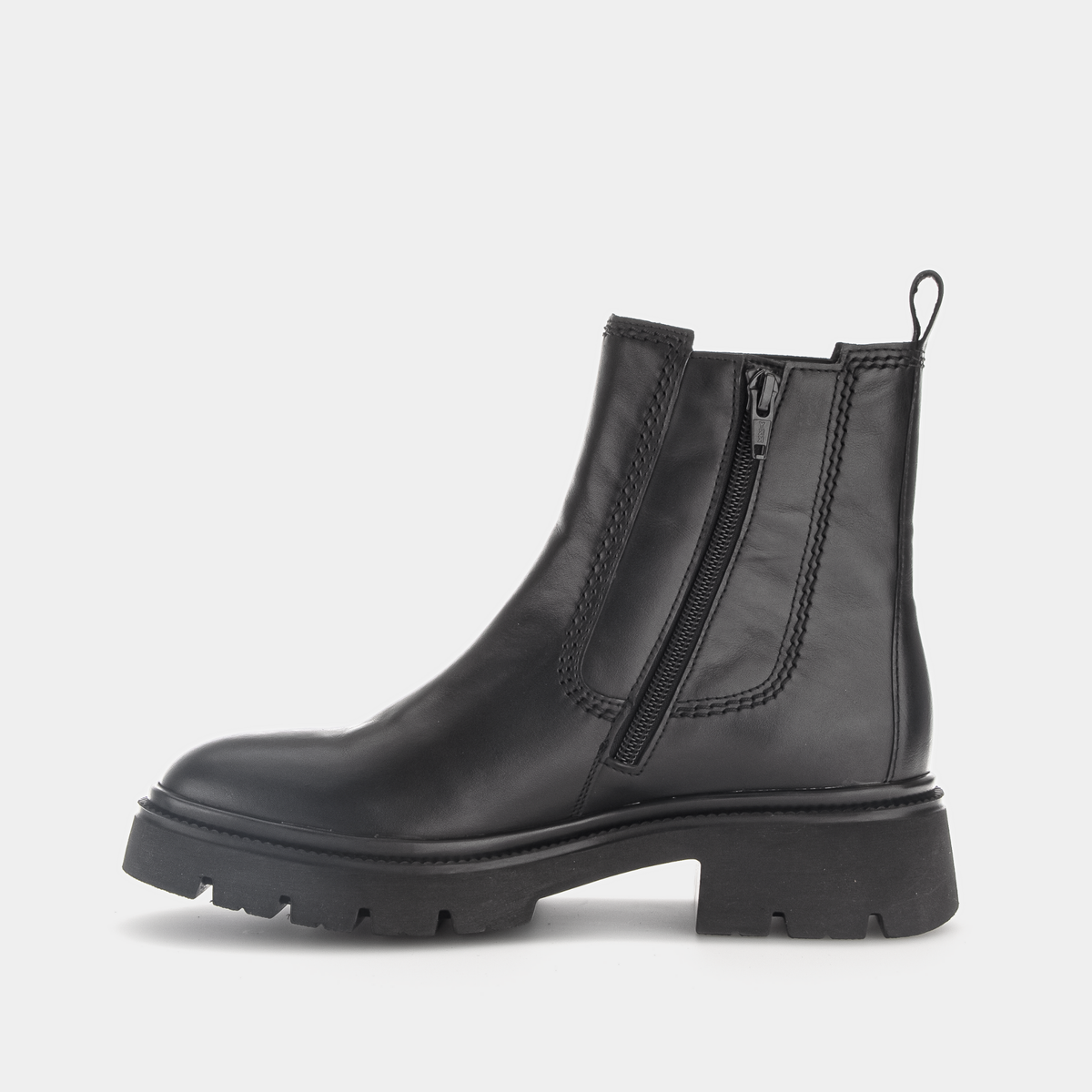 Ezrith Schwarz Leather Boots - GABOR | Shouz