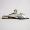 Luna Gold Leather Flats