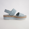 Atha Denim Leather Sandals