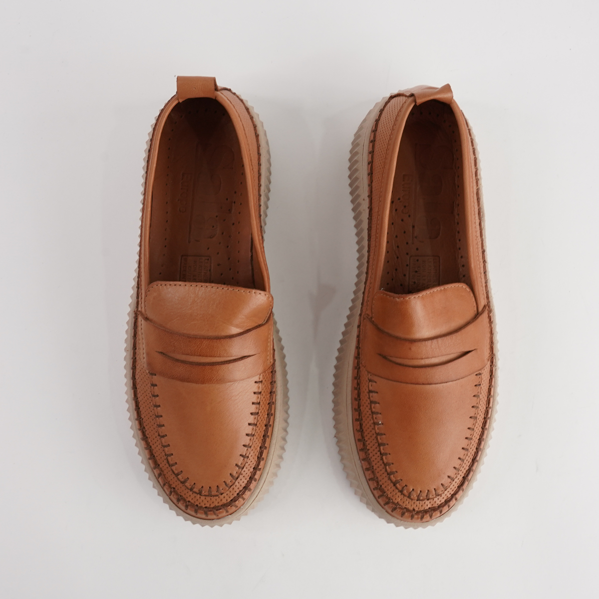 Bobby Coconut Leather Loafers - SALA | Shouz