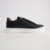 Elly Black Leather Sneakers