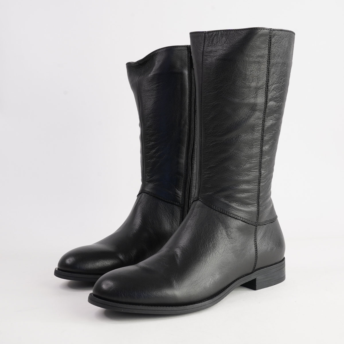 Gas Black Boots - SALA | Shouz