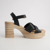 Odessa Negro Leather Heels