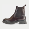 Ezrith Kastanie Leather Ankle Boots