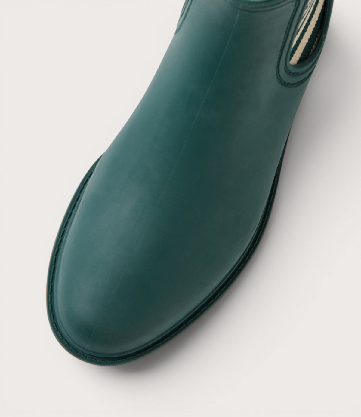 Laurina Deep Green Stripe Gumboots