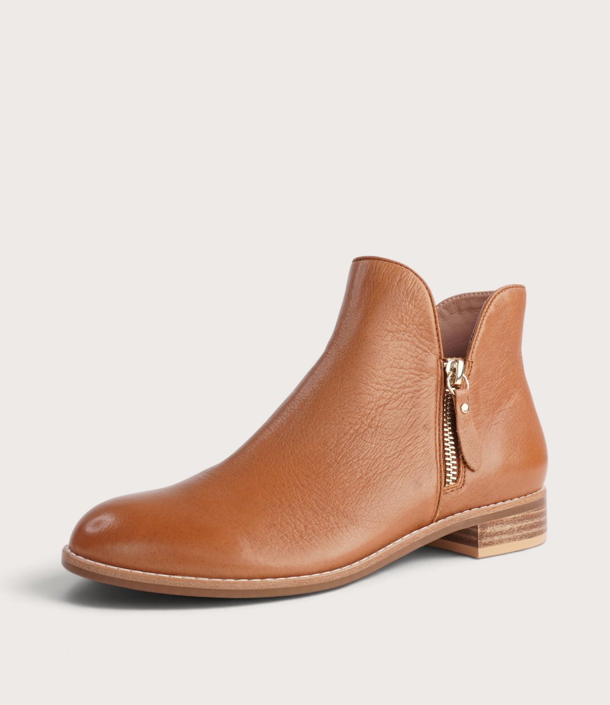 Noves Drambuie Leather Ankle Boots - DJANGO AND JULIETTE | Shouz