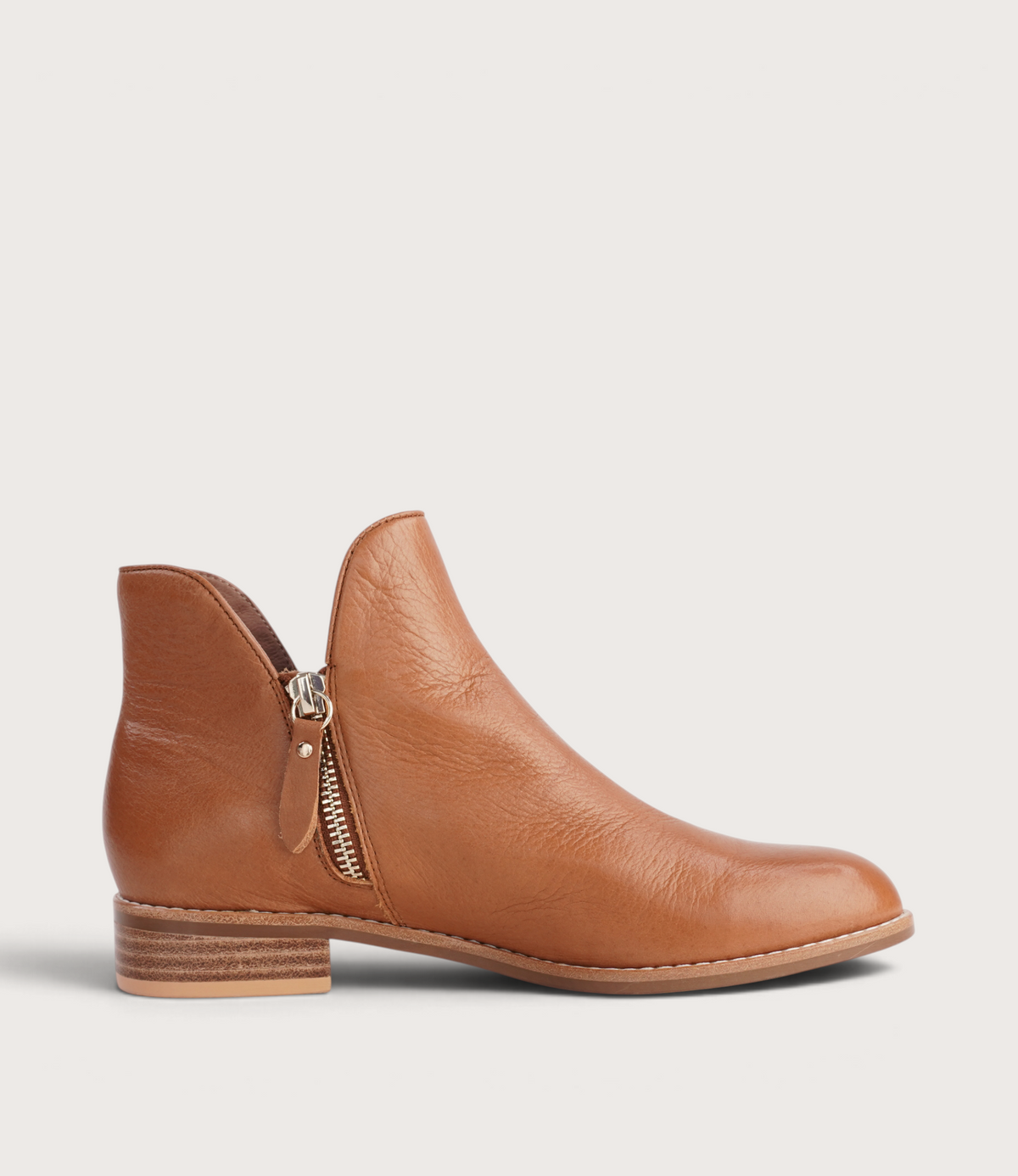 Noves Drambuie Leather Ankle Boots - DJANGO AND JULIETTE | Shouz