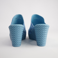 Eilam Blue Multi Leather Heels