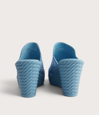 Eilam Blue Multi Leather Heels