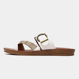 Bria Off White Sandals - LOS CABOS | Shouz