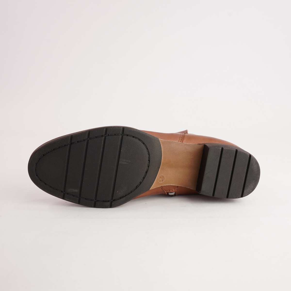 Gaib Brandy Leather Ankle Boots