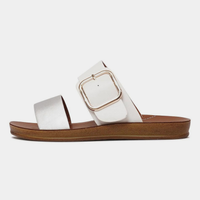 Doti Silver/ White Slides