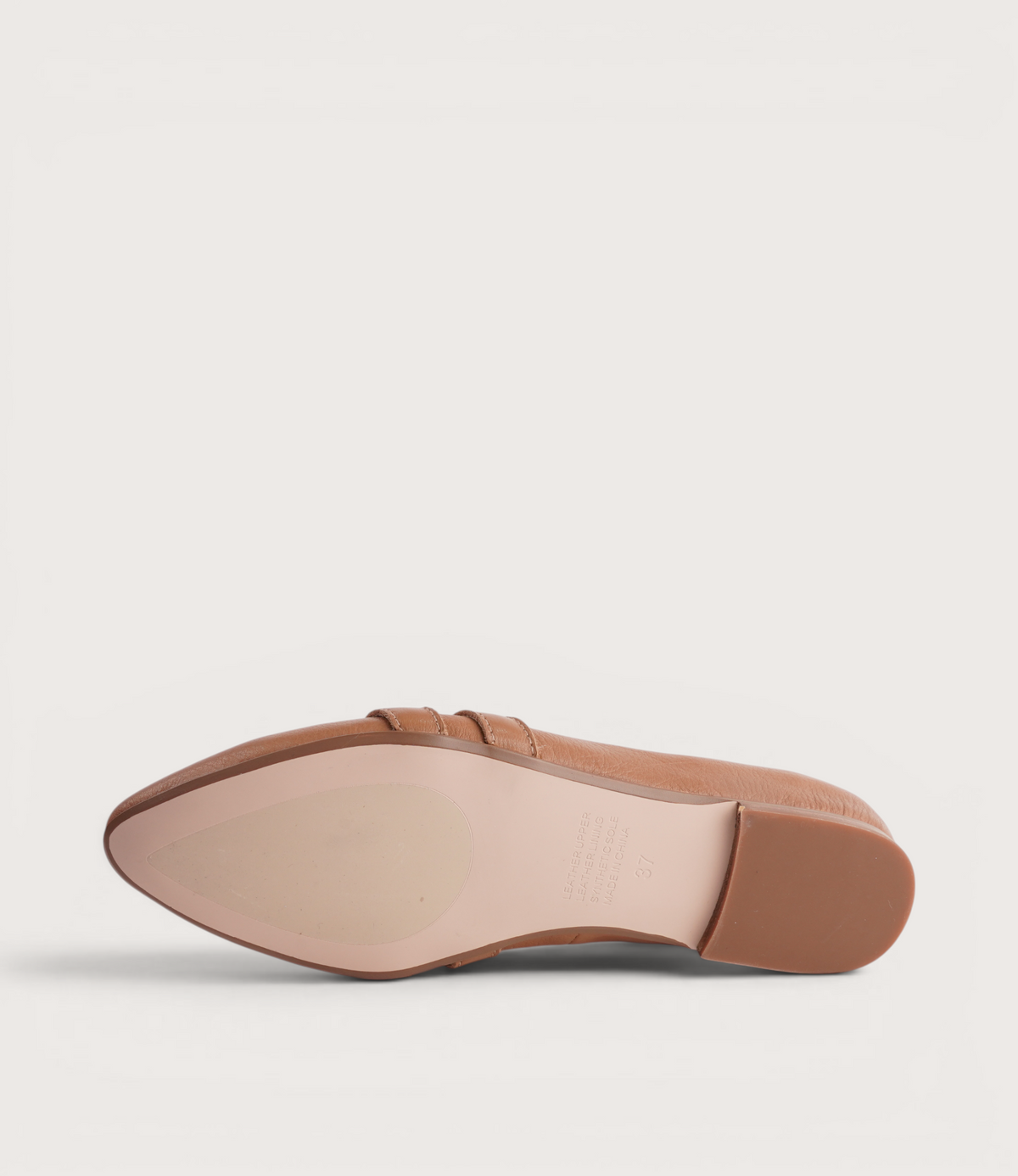 Salti Dark Tan Leather Loafers